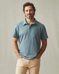 Men's Premium Slub Polo - Trooper