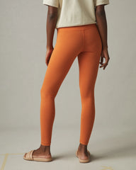 Women's Cotton Stretch Legging - Henna