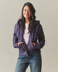 Women's Relaxed Classic Full Zip - Purple Velvet