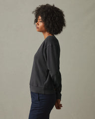 Women's Cotton V-Neck Sweater - Stone