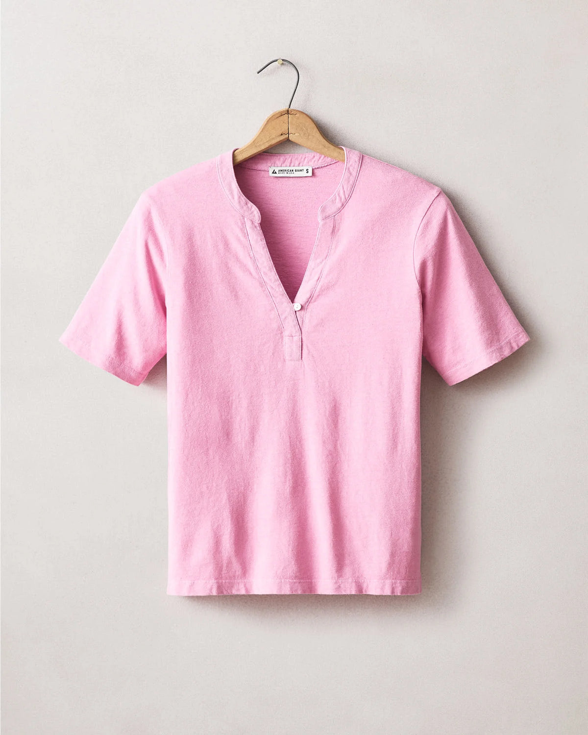 Women's Hemp V-Notch Tee - Moonlight Mauve