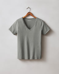 Women's Cotton V-Neck Tee - Griffin