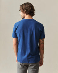 Men's Premium Slub Crew Tee - Estate Blue