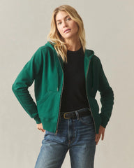 Women's Relaxed Classic Full Zip - Botanical Garden
