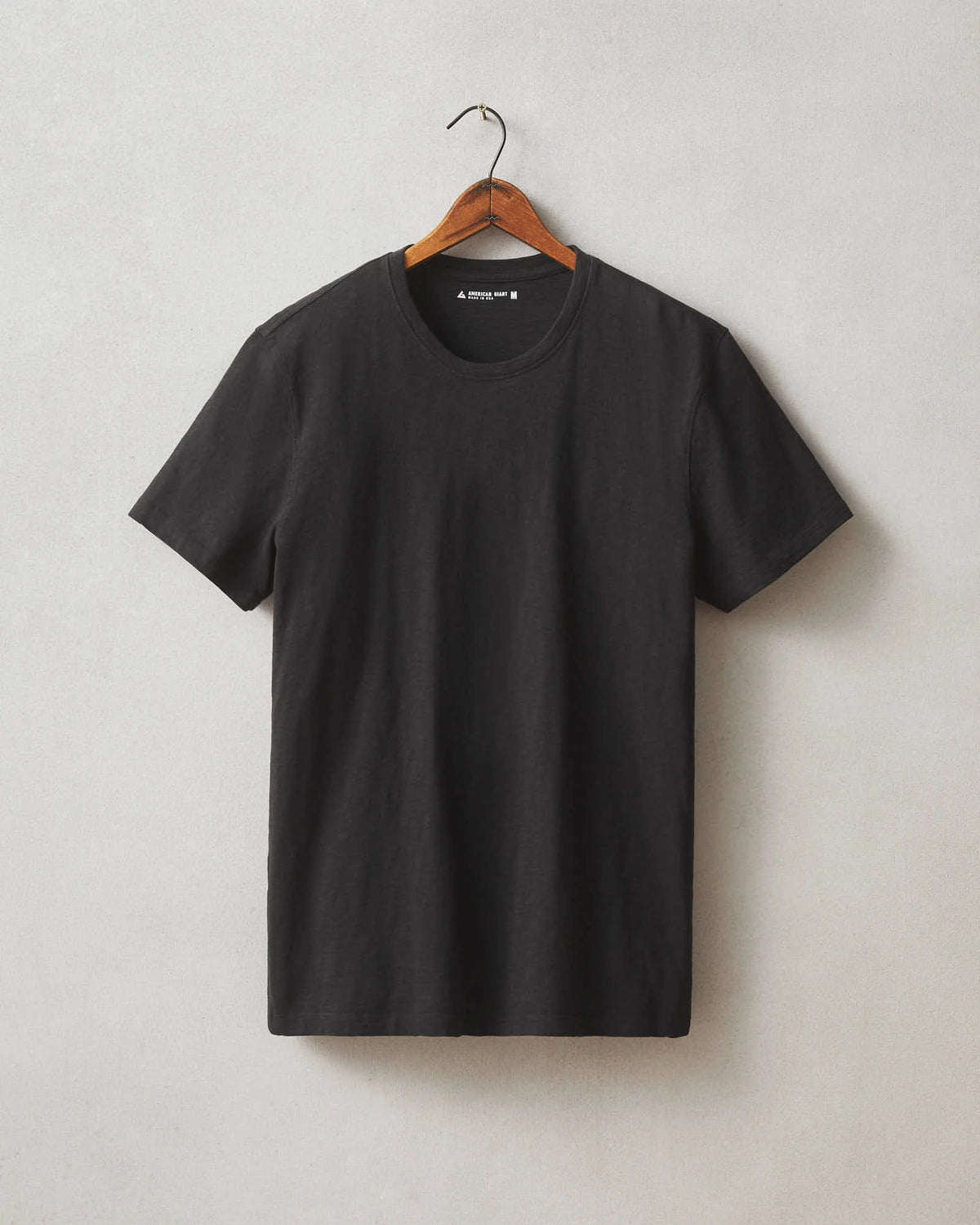 Men's Premium Slub Crew Tee - Black