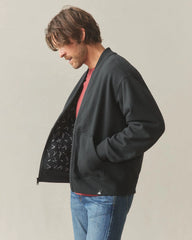 Men's Lined Bomber Jacket - Black