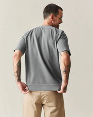 Men's French Terry Tee - Vintage Poppyseed