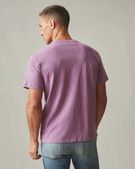 Men's Premium Slub Crew Tee - Plum Berry