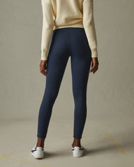 Ponte Slim Pant High Rise - Heritage Navy