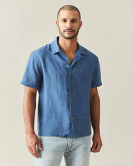 Men's Camp Shirt - Ensign Blue