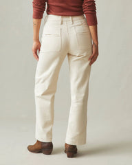 Women's Wide Leg Pant - Creme Brulee