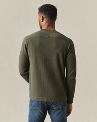 Men's Thermal Long Sleeve Crew Tee - Loden