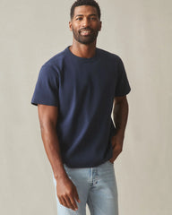 Men's Rib Tee - Oxford Blue