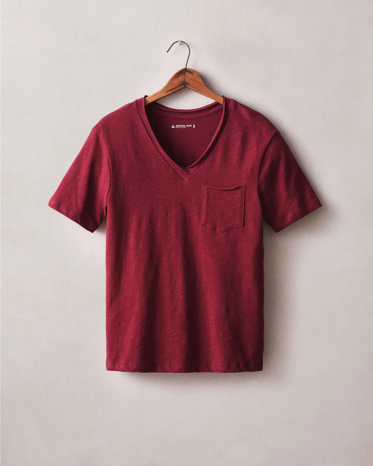 Women's Premium Slub Pocket Tee  - Syrah