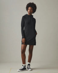 Women's Hoodie Dress - Black