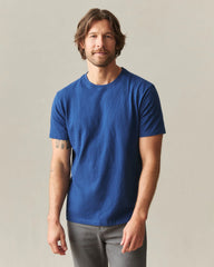 Men's Premium Slub Crew Tee - Estate Blue