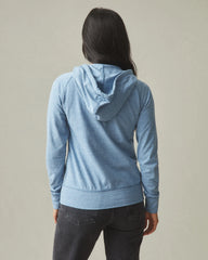Women's Lightweight Full Zip - Blue Jay Heather