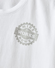 Men's Vintage Crew Tee  Mike Rowe - White