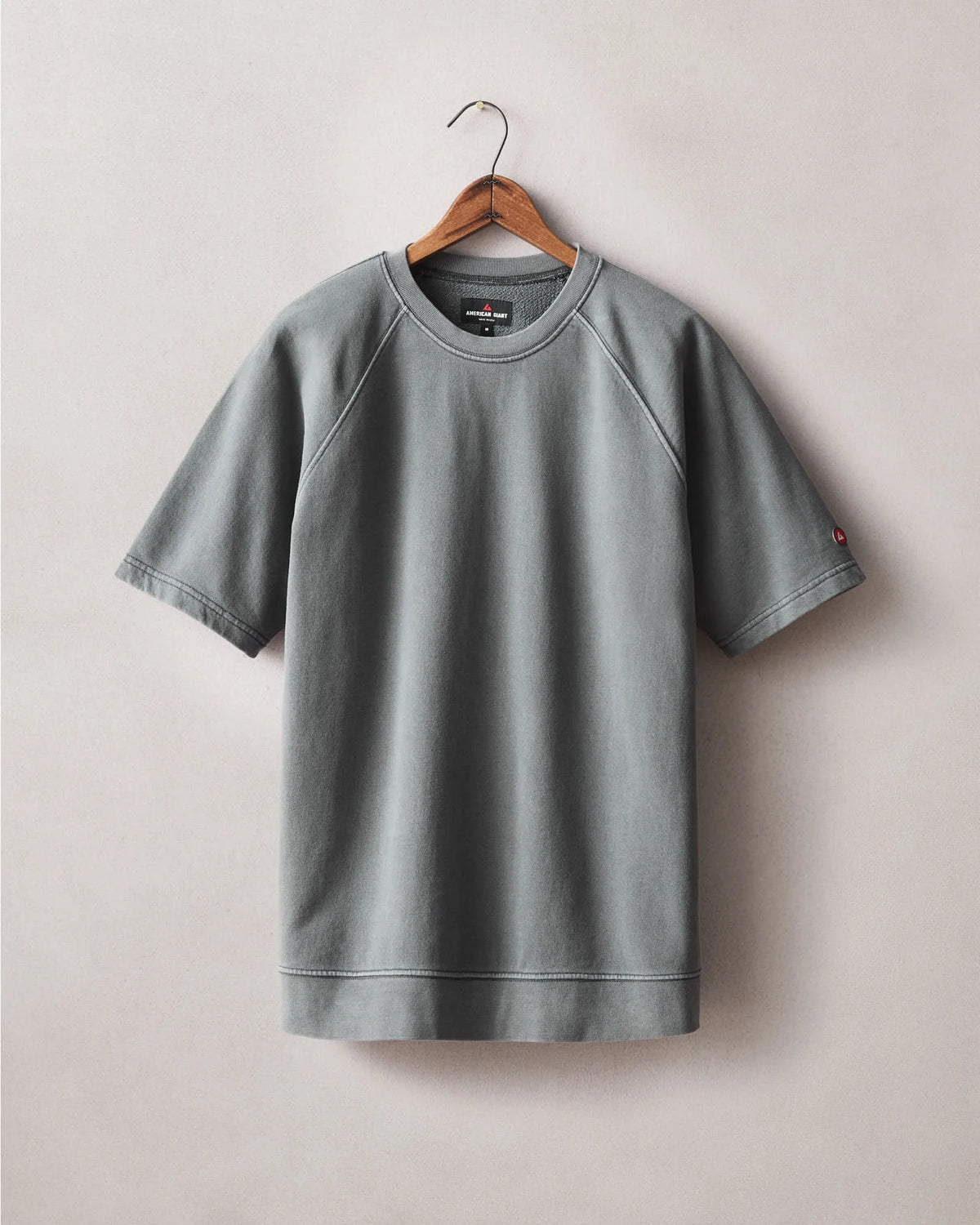 Men's French Terry Tee - Vintage Poppyseed