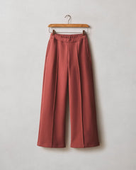 Women's Pintuck Flare Pant - Spiced Apple