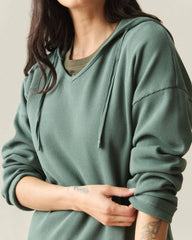 Women's Thermal Hoodie - Dark Forest