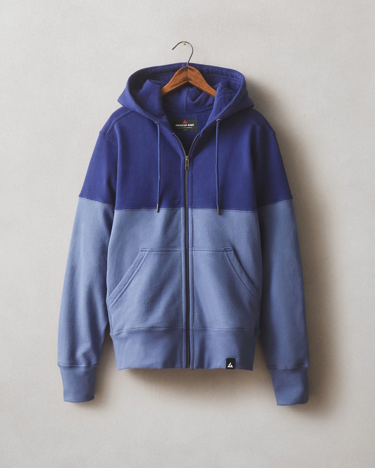 Men's Classic Full Zip Split Seam Vault - Blueprint Coastal Fjord