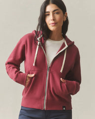 Women's Midweight Full Zip - Holly Berry