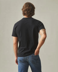 Men's Premium Slub Crew Tee - Black