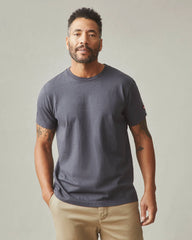 Men's Vintage Crew Tee - Washed Metropolitan Grey