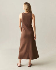 Women's Rib Dress - Downtown Brown