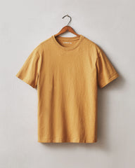 Men's Premium Slub Crew Tee - Golden Apricot
