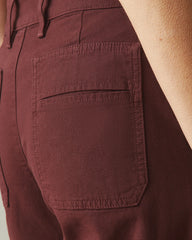 Women's Wide Leg Pant - Rum Raisin