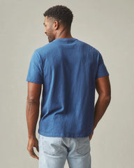 Men's Premium Slub Crew Tee - Ensign Blue