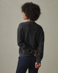 Women's Cotton V-Neck Sweater - Stone