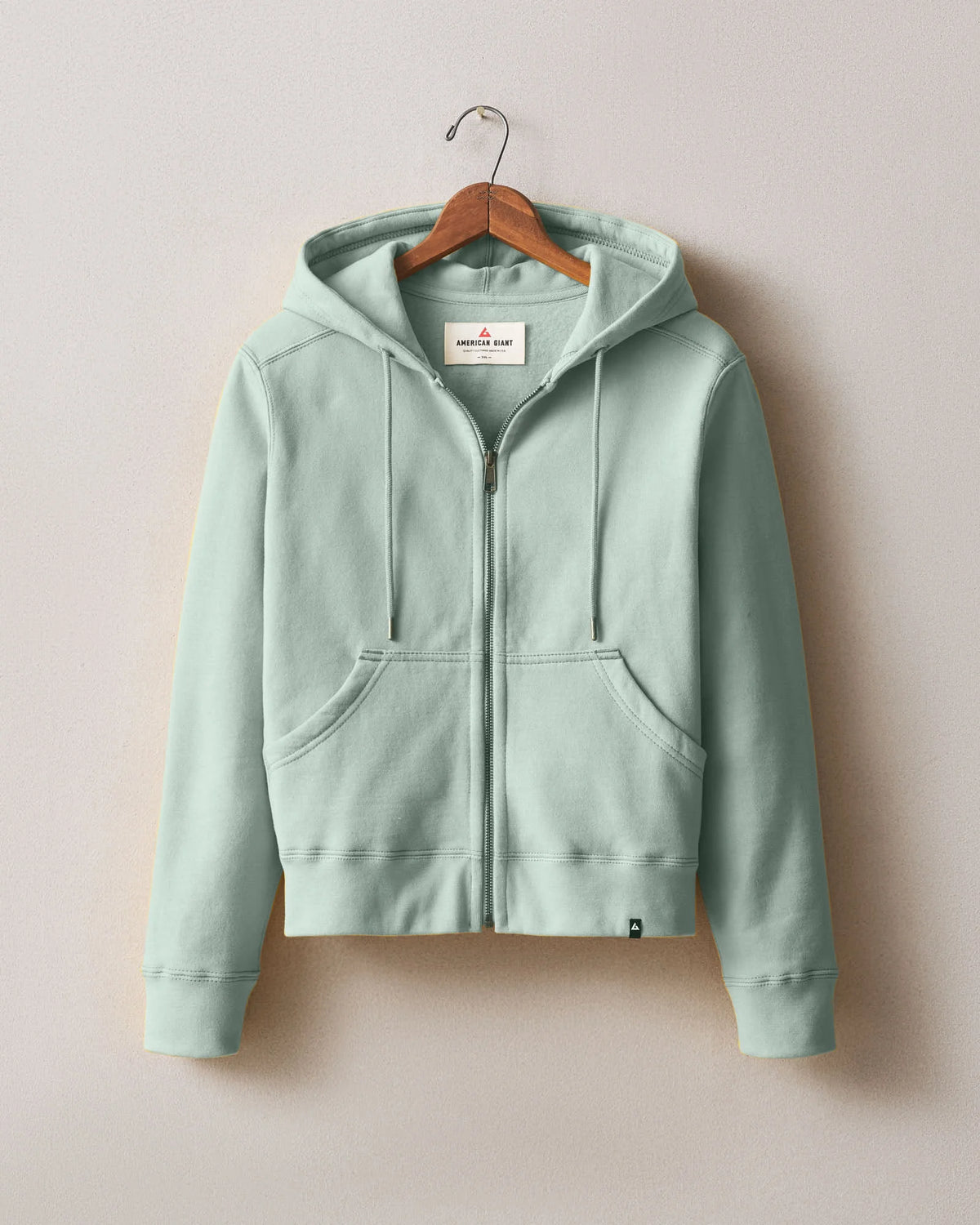 Women's Relaxed Classic Full Zip - Green Milieu
