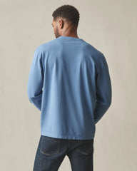 Men's Long Sleeve Pocket Tee - Quiet Harbor