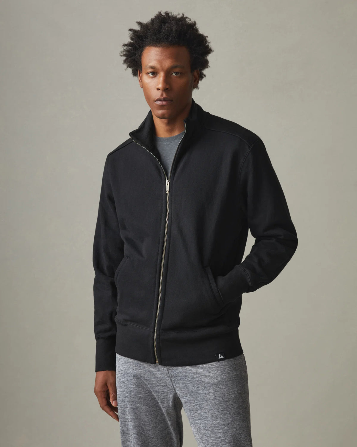 Men's Moto Full Zip - Meteorite
