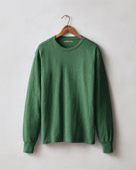 Men's Premium Slub Crew Tee Long Sleeve - Sycamore