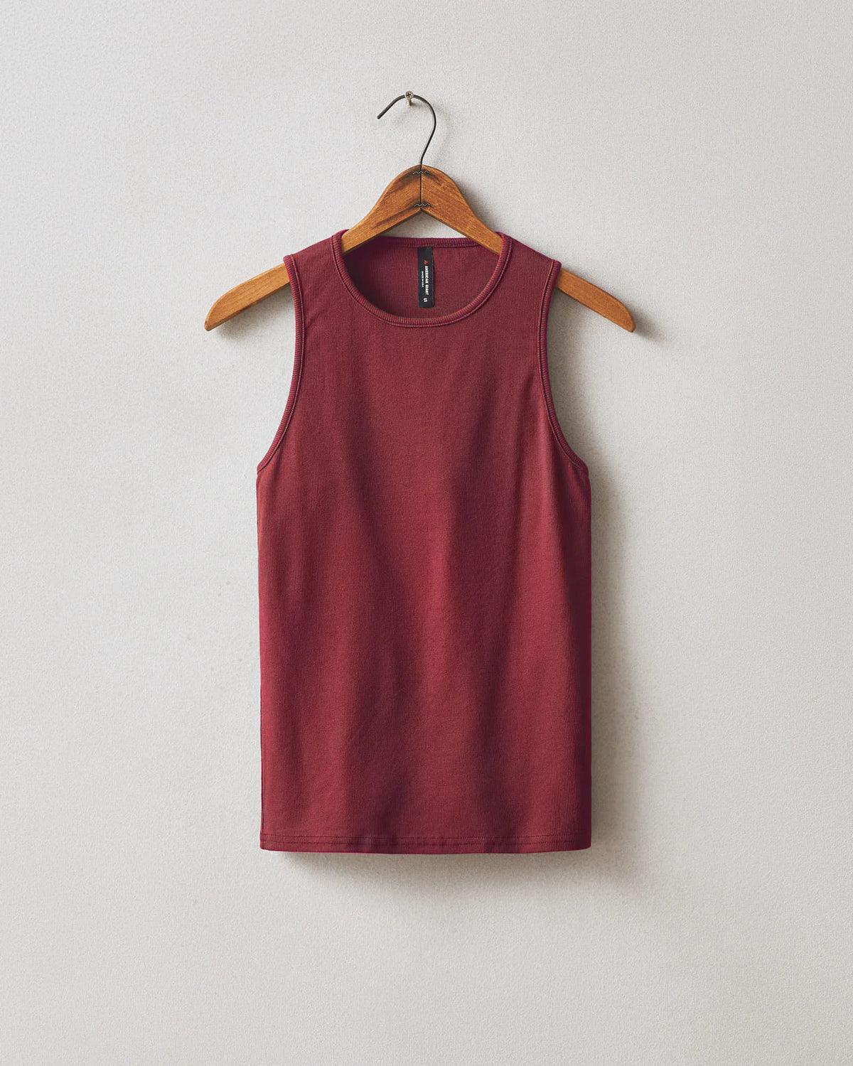 Women's Luxe Rib Tank - Syrah