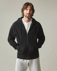 Men's Relaxed Classic Full Zip - Black
