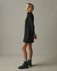 Women's Moto Dress - Black