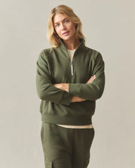 Women's Midweight Half Zip - Loden