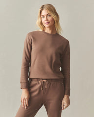Women's Midweight Crewneck - Soft Silt