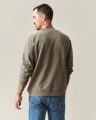 Men's Relaxed French Terry Crew - Sea Turtle