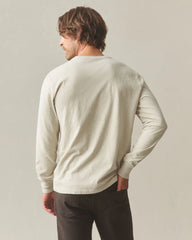 Men's Premium Slub Crew Tee Long Sleeve - Birch