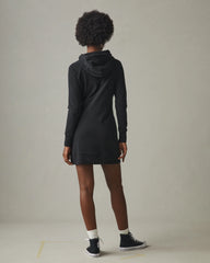 Women's Hoodie Dress - Black