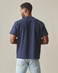 Men's Rib Tee - Oxford Blue