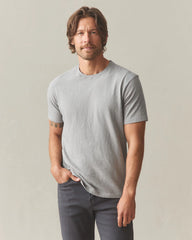 Men's Premium Slub Crew Tee - Sharkskin