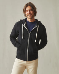 Men's Midweight Full Zip - Black