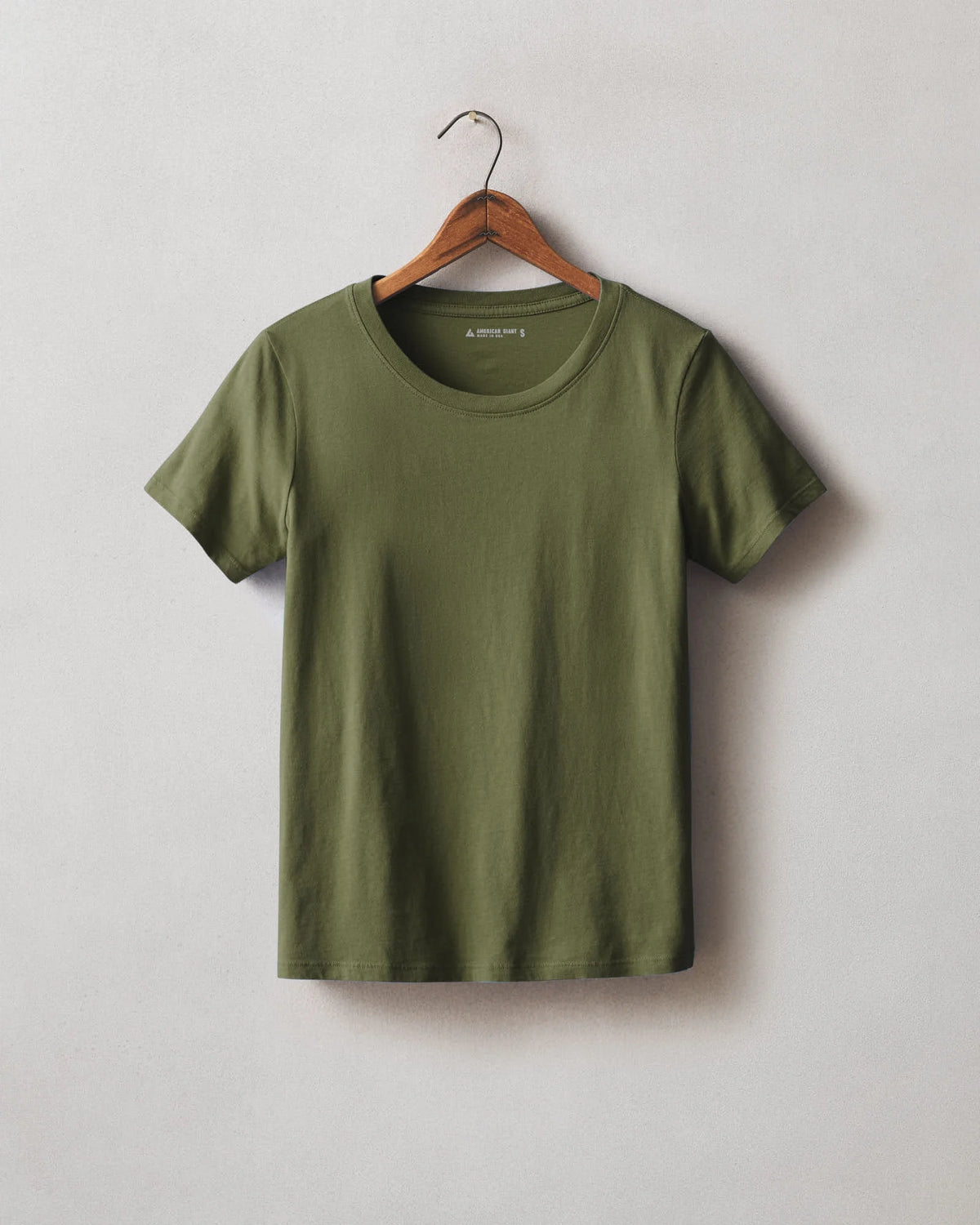 Women's Classic Cotton Crew Tee - Rifle Green